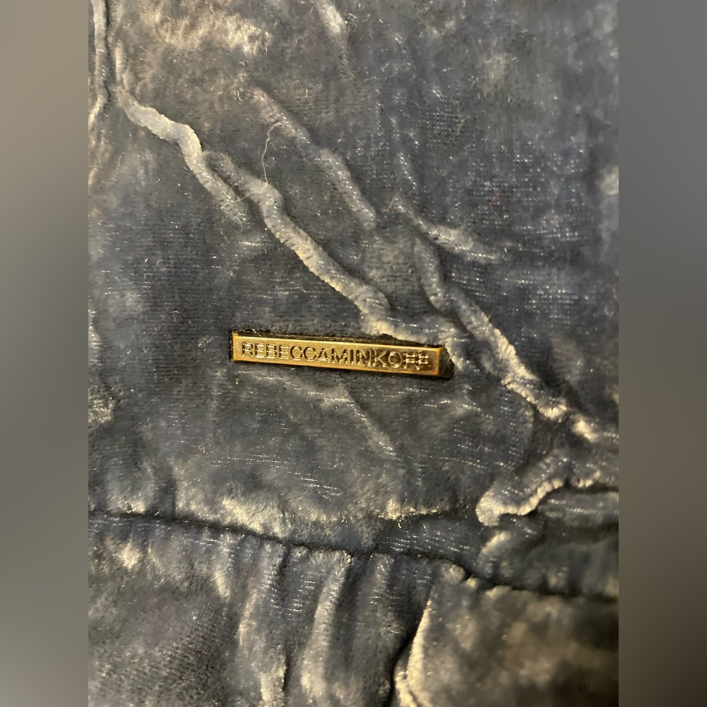 REBECCA MINKOFF Julian Convertible Crushed Velvet Backpack - Picture 3 of 9